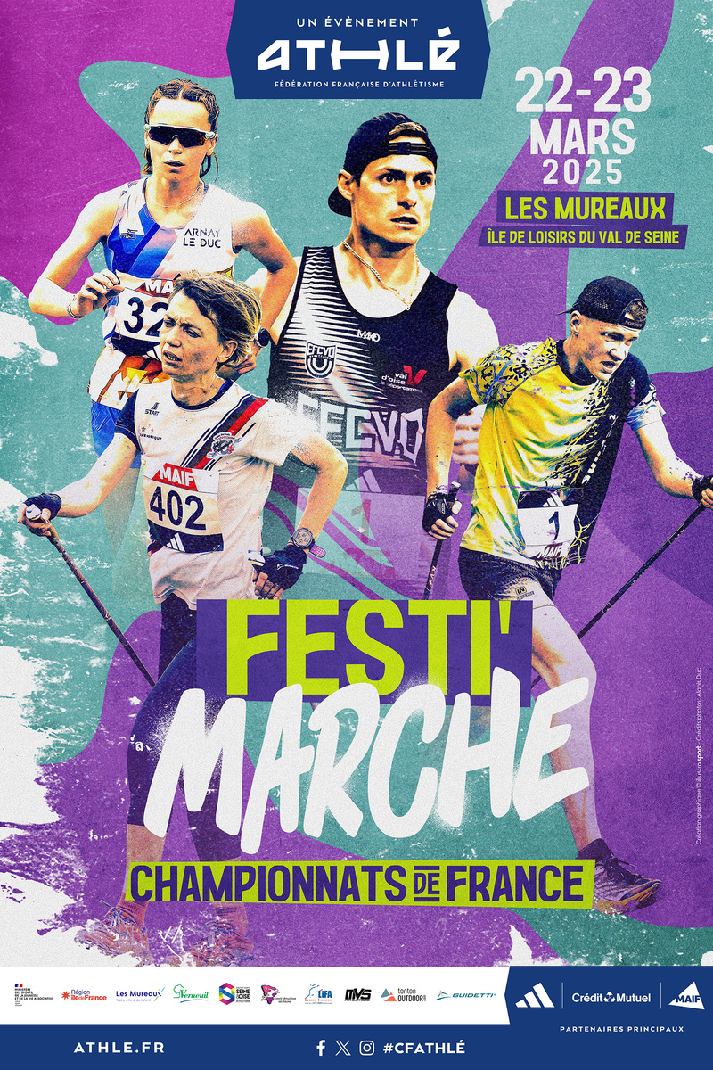 Championnats de France de Marche Nordique, Les Mureaux. 