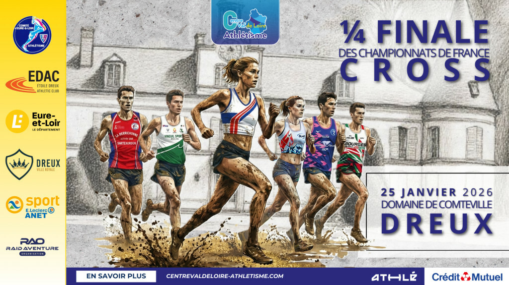 1/4 de finale des Championnats de France de cross-country 2025/26