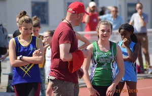 Départementaux FFA , Perf et  2 Titres sur 800m