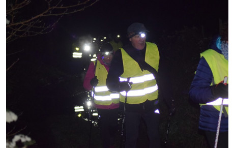  Nocturne Marche Nordique, froid, joie, et ripailles ..