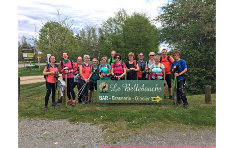 15 avril, la Brenne était au menu des marcheurs .