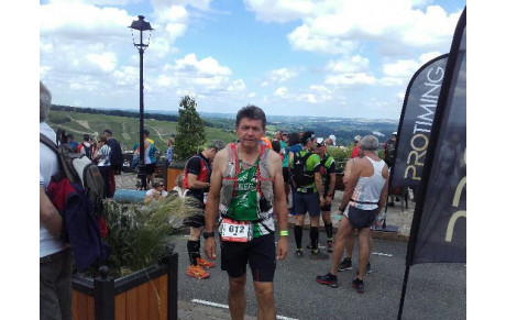 16 Juin , Eric au trail de Sancerre 