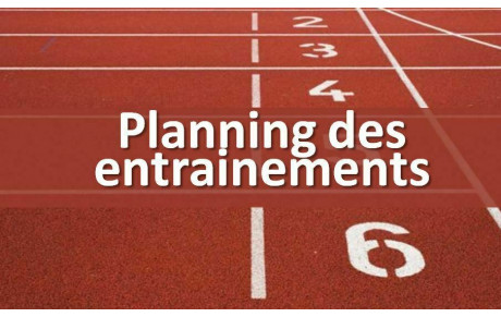 Entrainements pendant les Vacances de Toussaint 