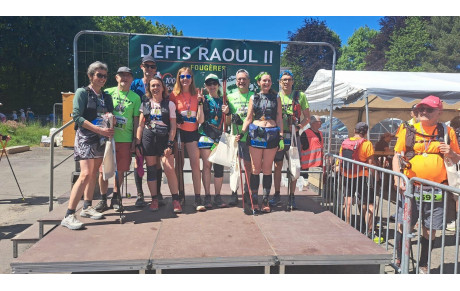 17-18 mai Defi Raoul Marche Nordique 100km , elles l'ont fait. !
